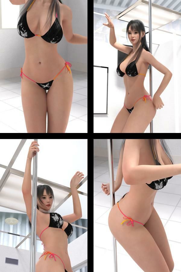 【chrl100】二階堂沙耶のポールダンス写真集-ON THE POLE-06c 画像1