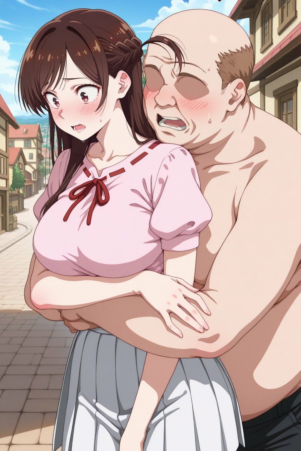 水原●鶴 キモおじにより強●性接待 画像2