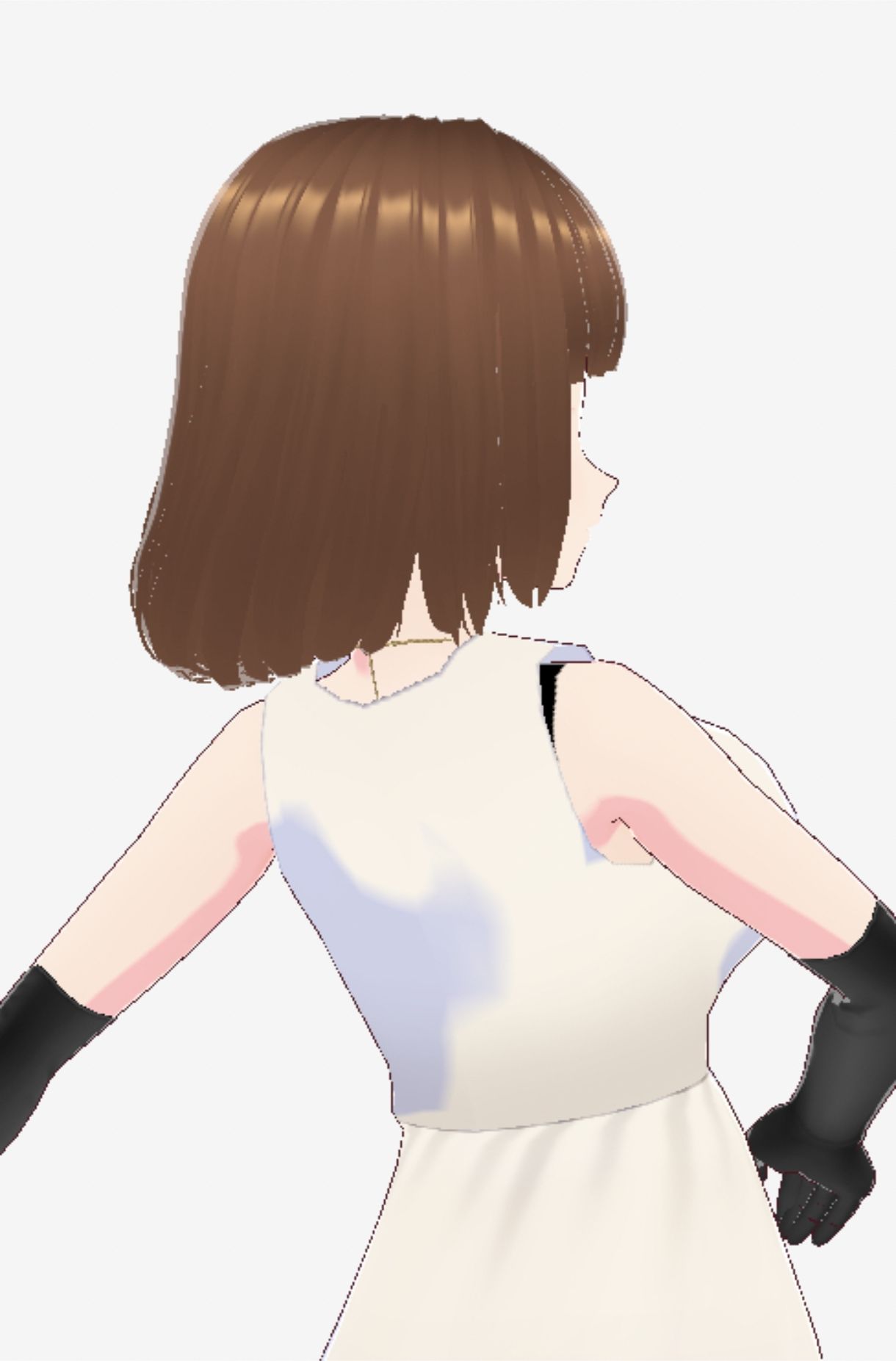 サンプル画像2:スカートの下にガーターストッキングを着たレディ（セリフなし  3DCGモデル  イラスト集）(アンリアルパイヤン) [d_715375]