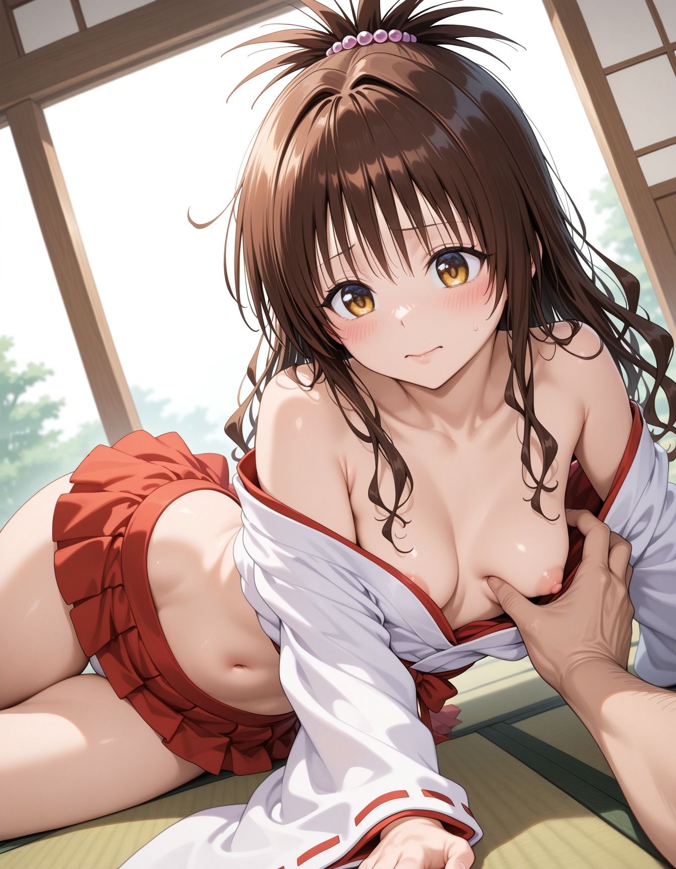 神主に犯●れた巫女少女4