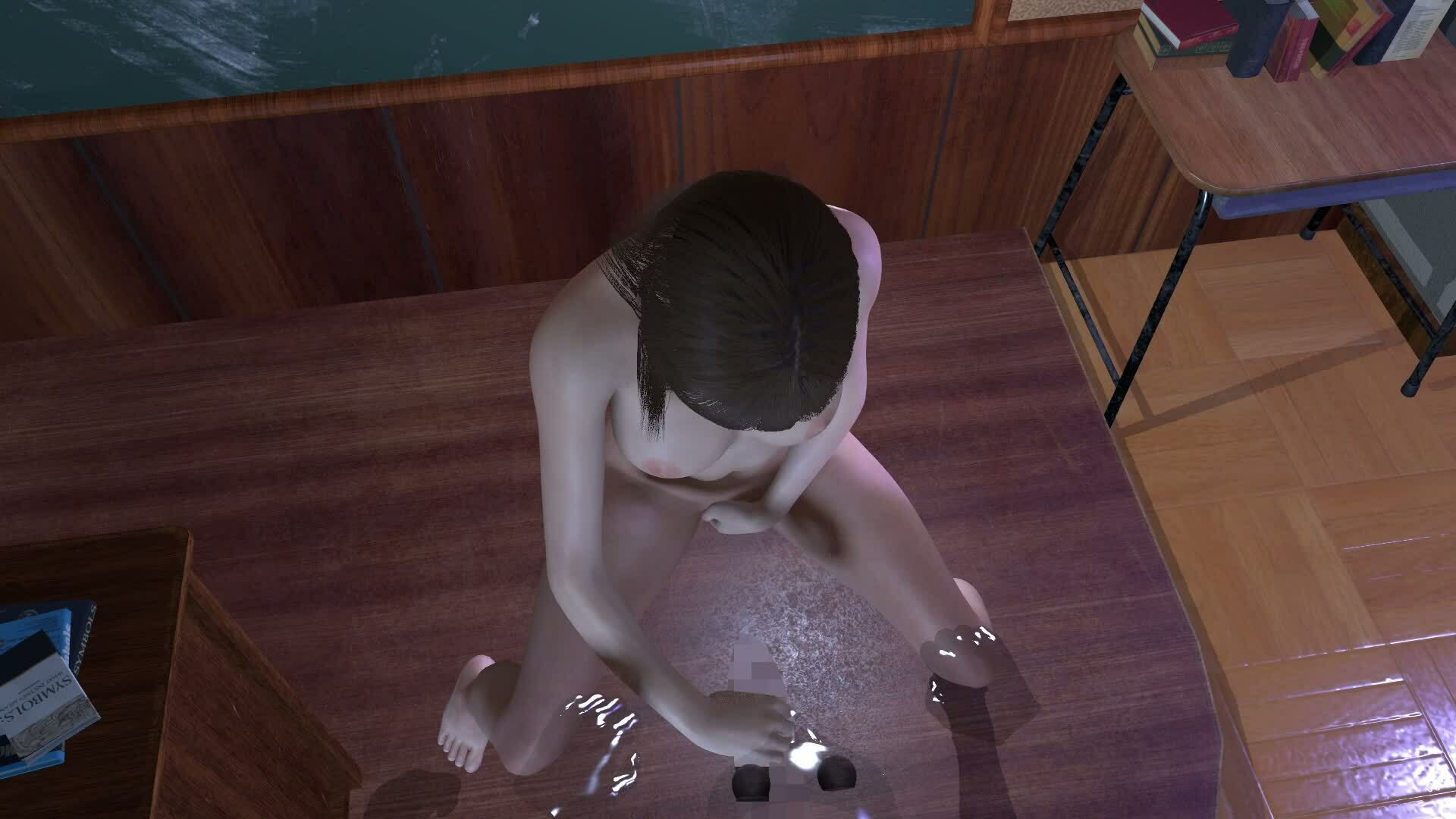 【ROMV372】ジャージブルマ学校教室透明人間フルセックス「誰もいなのにセックスされてる！？」 画像10