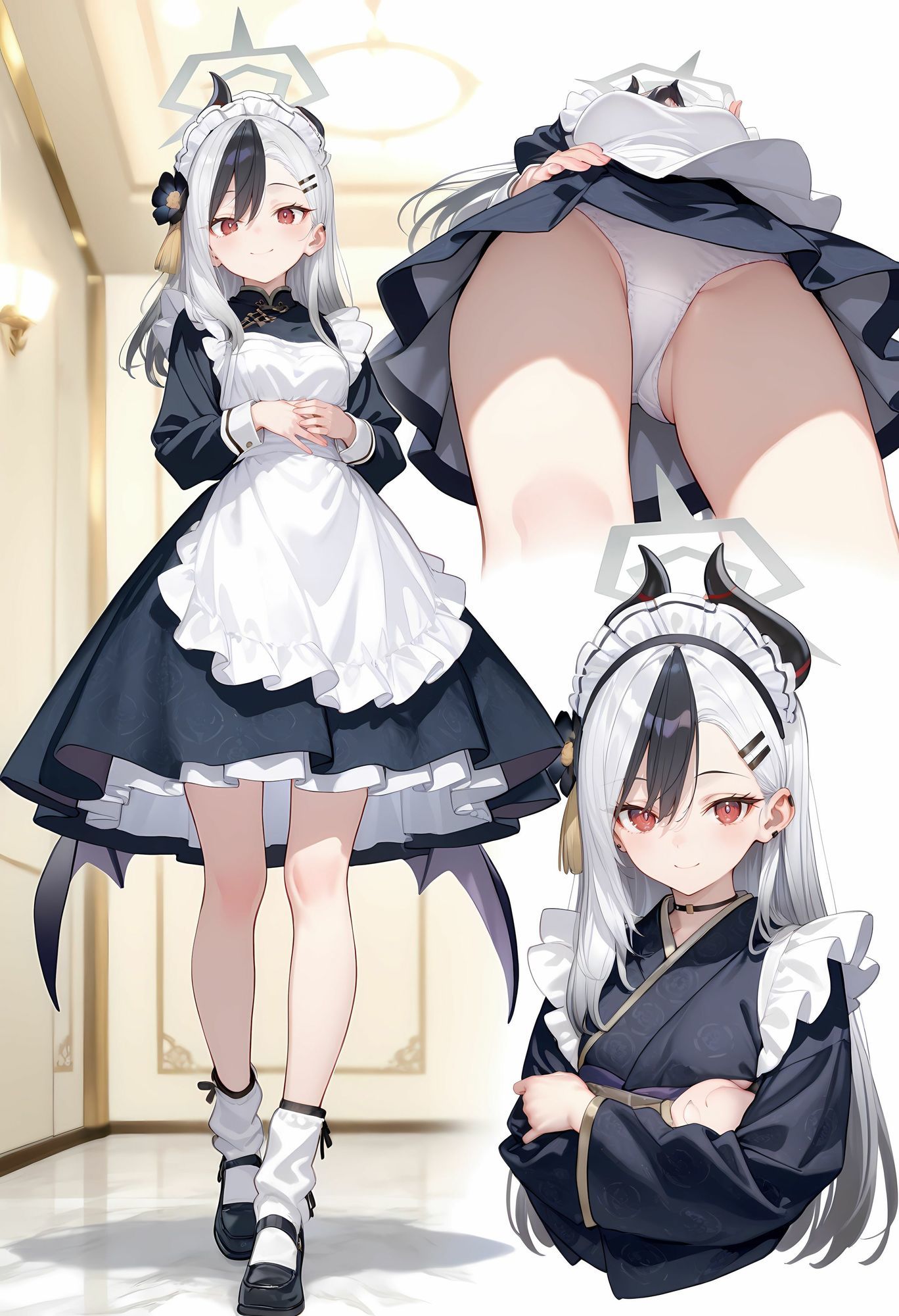 ブルアカCG集5-マルチアングル500枚（ノーマル・下着・メイド・着物・胸チラ） 画像4