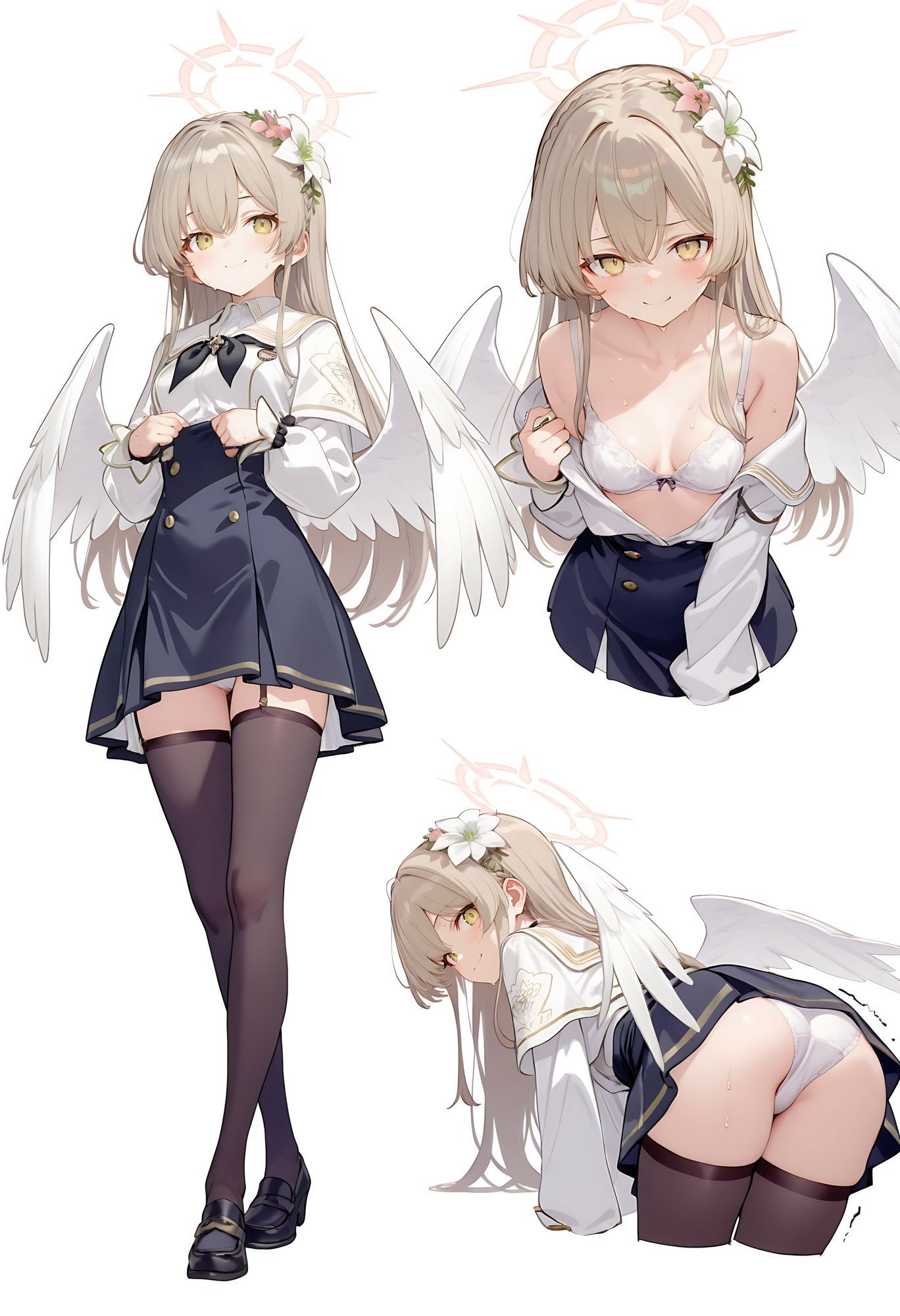 ブルアカCG集6-マルチアングル500枚（下着・メイド・胸チラ・チャイナ・パンスト） 画像10