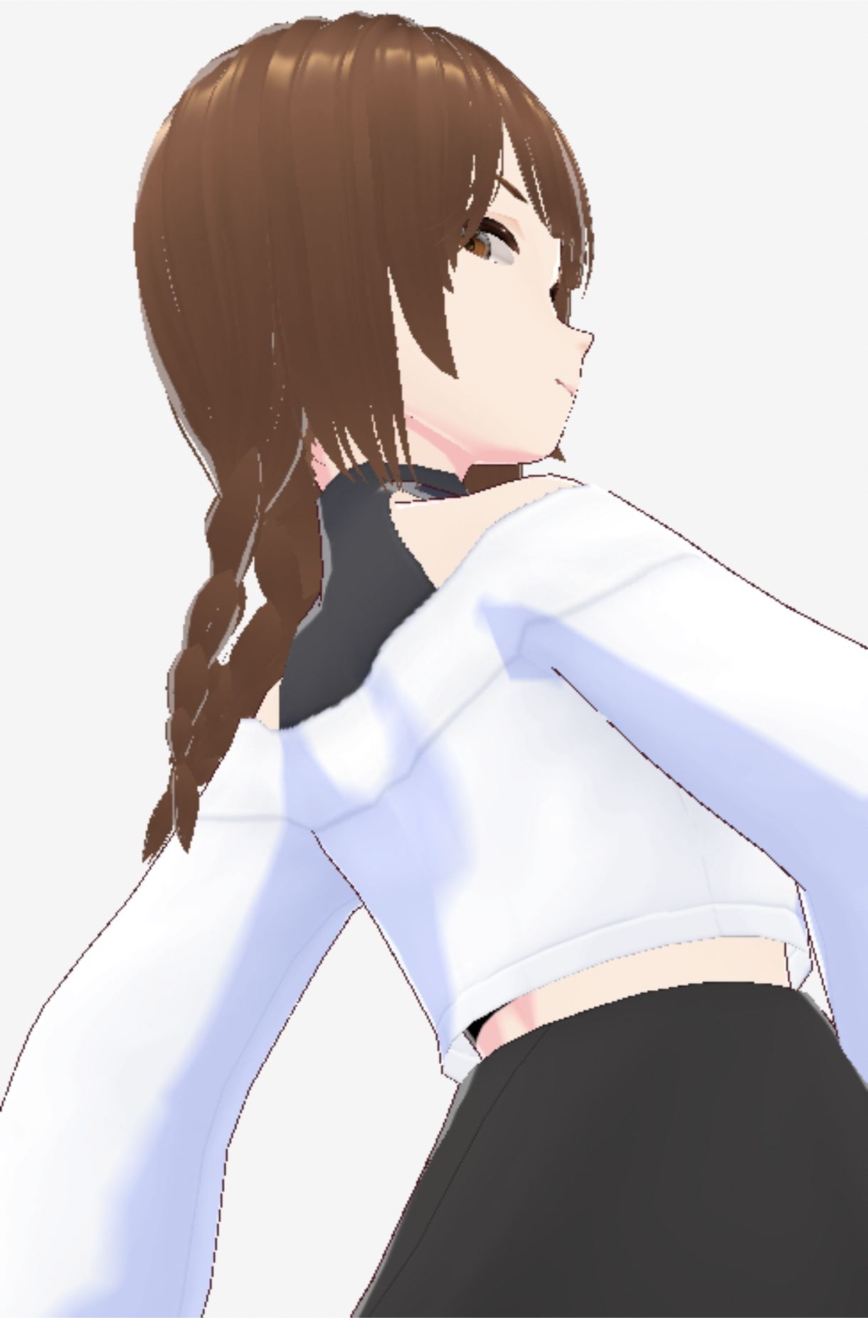 ツンデレっぽい巨乳のお姉さん（セリフなし  3DCGモデル  イラスト集） 画像9