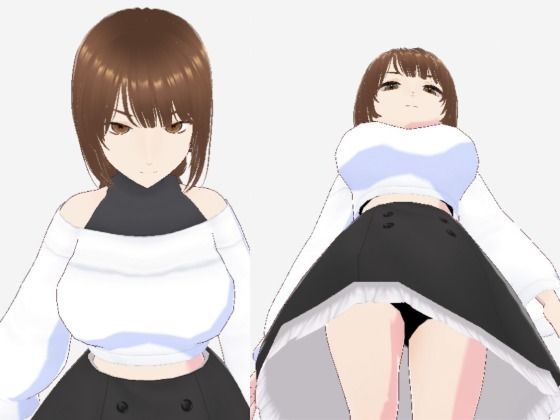 ツンデレっぽい巨乳のお姉さん（セリフなし  3DCGモデル  イラスト集）【パイアールフロンティア】