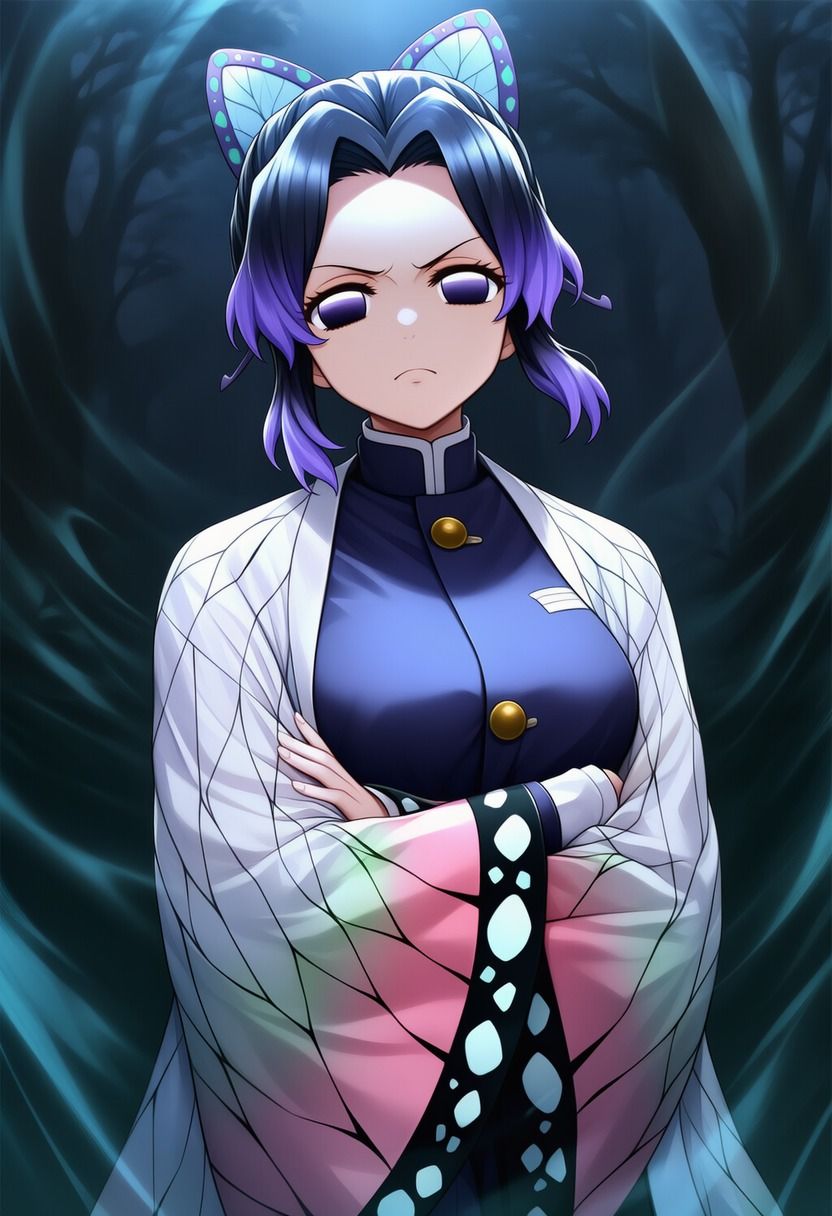 胡蝶し●ぶ vs ぬるぬる触手 画像1