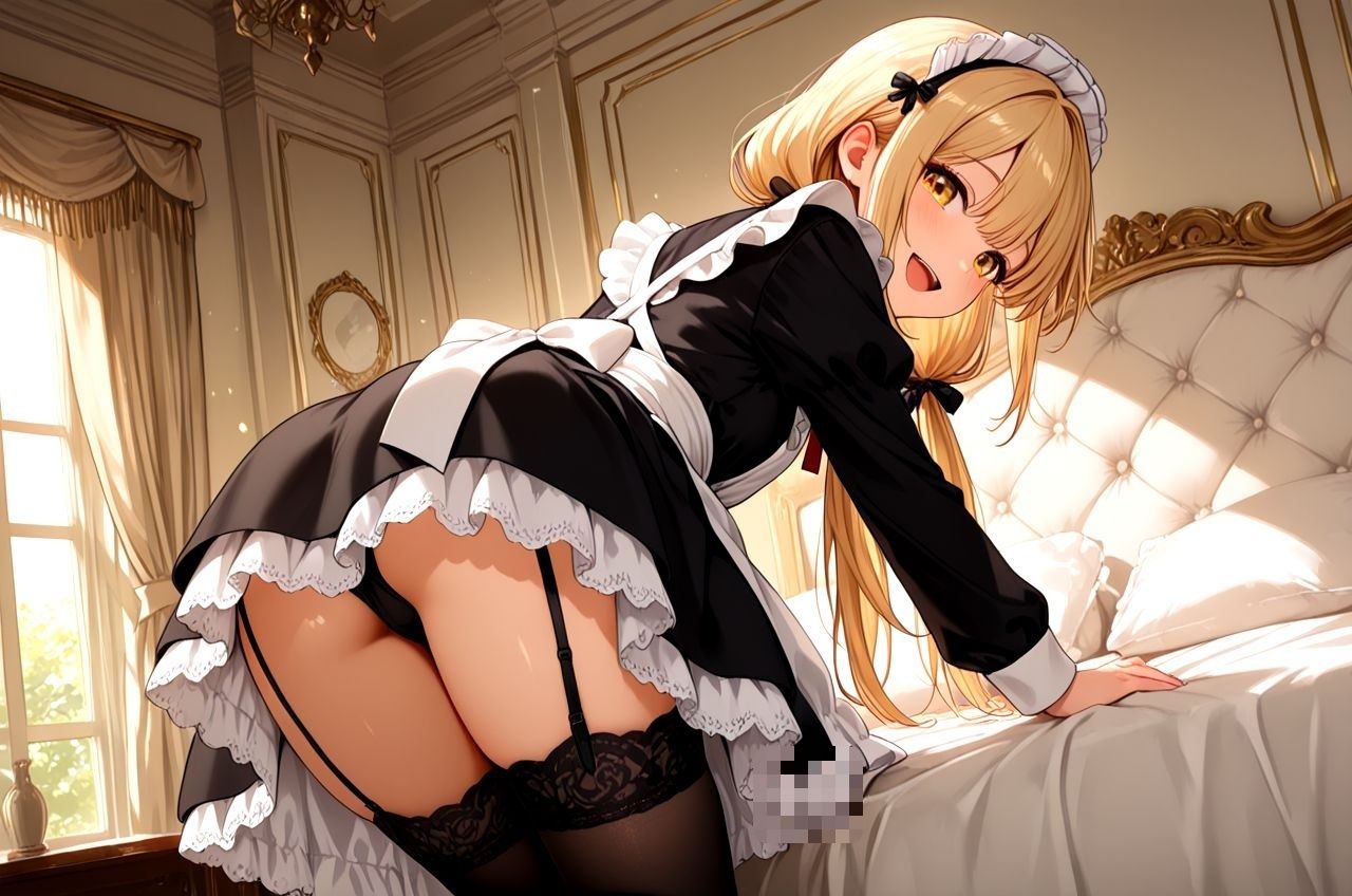 サンプル画像1:惚れられメイドのシャーリー  デキ婚狙いのご主人様に今日も孕ませる勢いで中だしえっちされちゃうお話 長袖メイド服編(えっちなメイド喫茶) [d_715772]