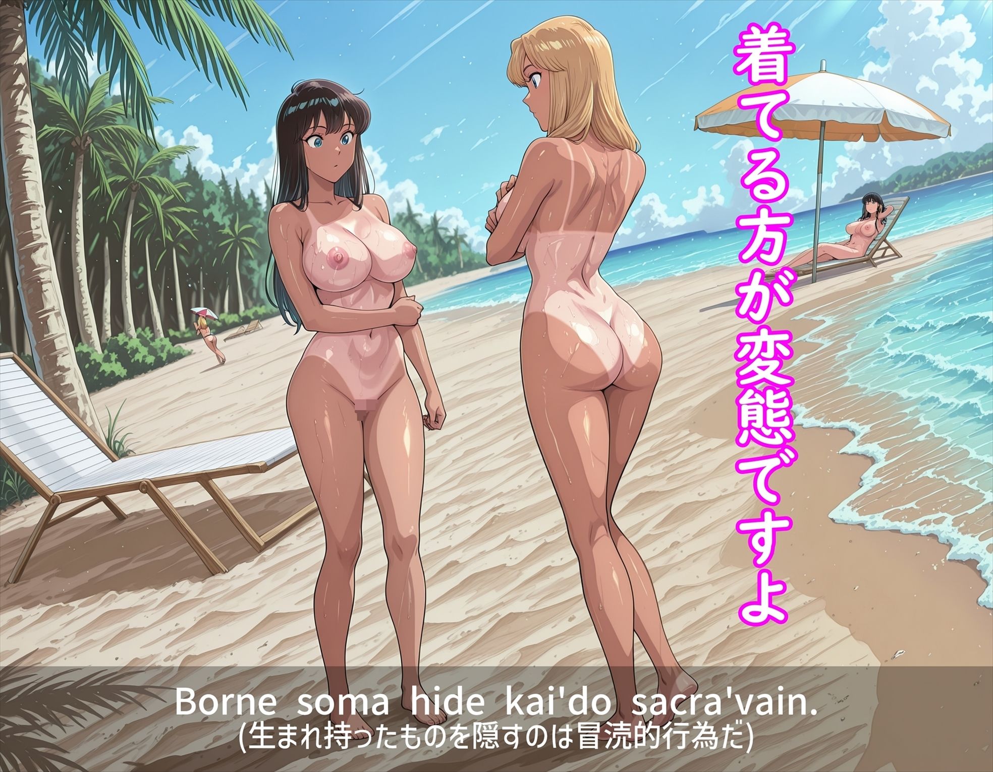 サンプル画像5:織姫の異文化パンパン交流記〜チ〇ポへの挨拶は常識です！？〜(えんちゃんと) [d_715835]