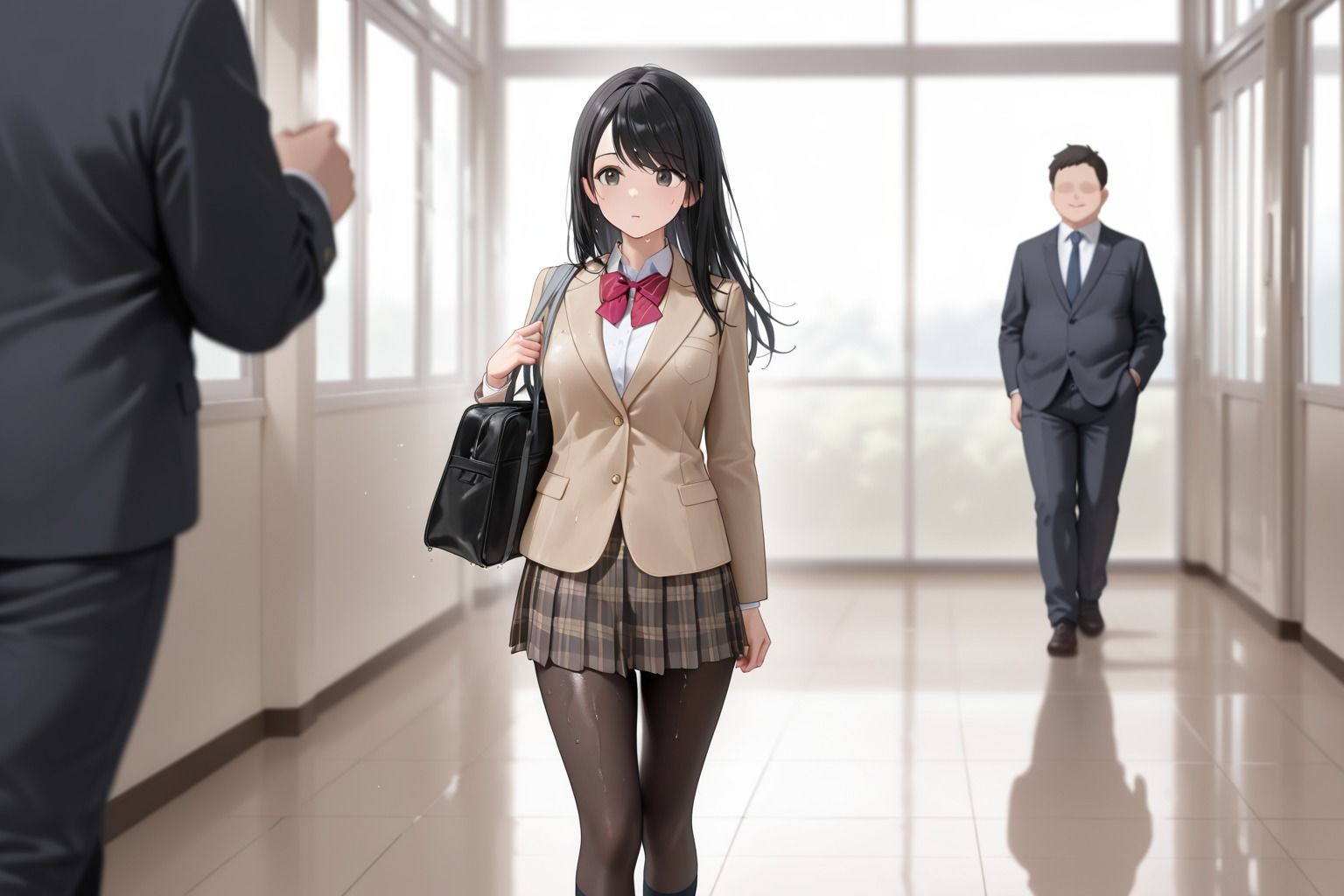 清楚な女子校生は、評判最悪な教師の性教育に侵される 画像5