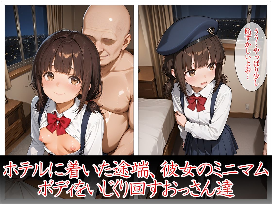 【エロ漫画】142cmの誘惑 ミニマム立ちんぼ同時蹂躙 小さな胎内を精液で埋め尽くす3