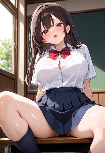 清楚巨乳女子校生を種づけ調教で完堕ち 画像2