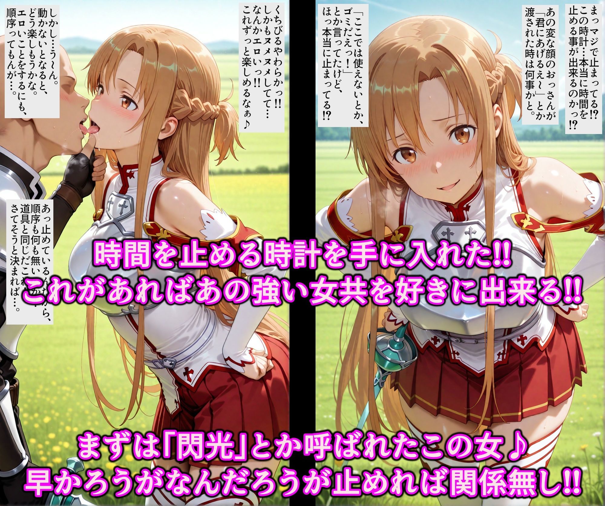 ゲーム？の世界で時止め＋αでエロ無双！！時間停止で好きな女をイキ地獄！！機能追加でアヘ堕ち調教ヤリ放題2