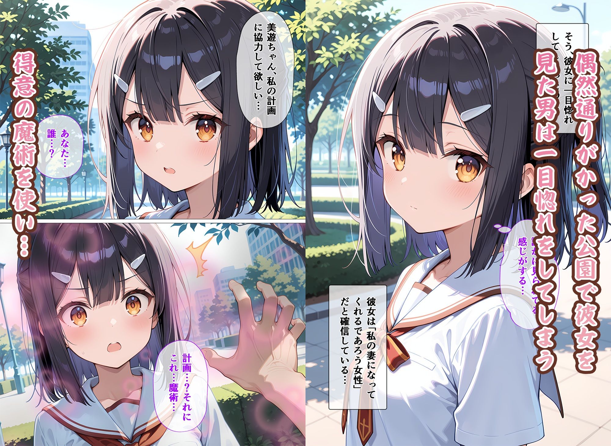 【無料エロ漫画】d_716028 魔法少女母になる 〜美〇・エーデル〇ェルト〜(なつラボ)