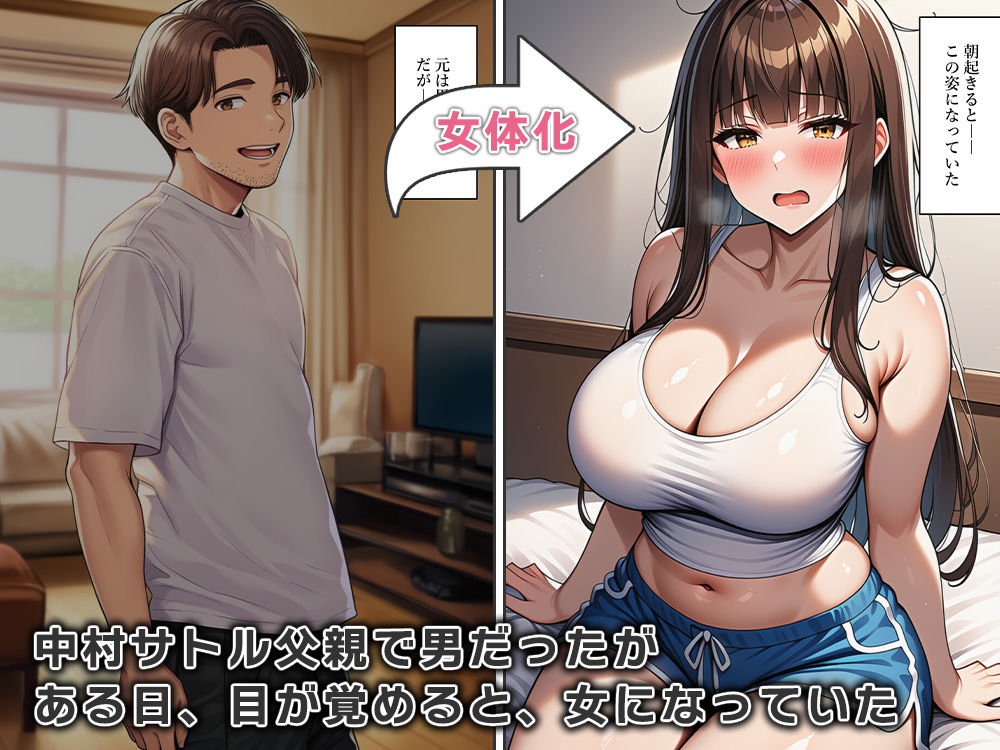 女体化父といけない関係 画像1