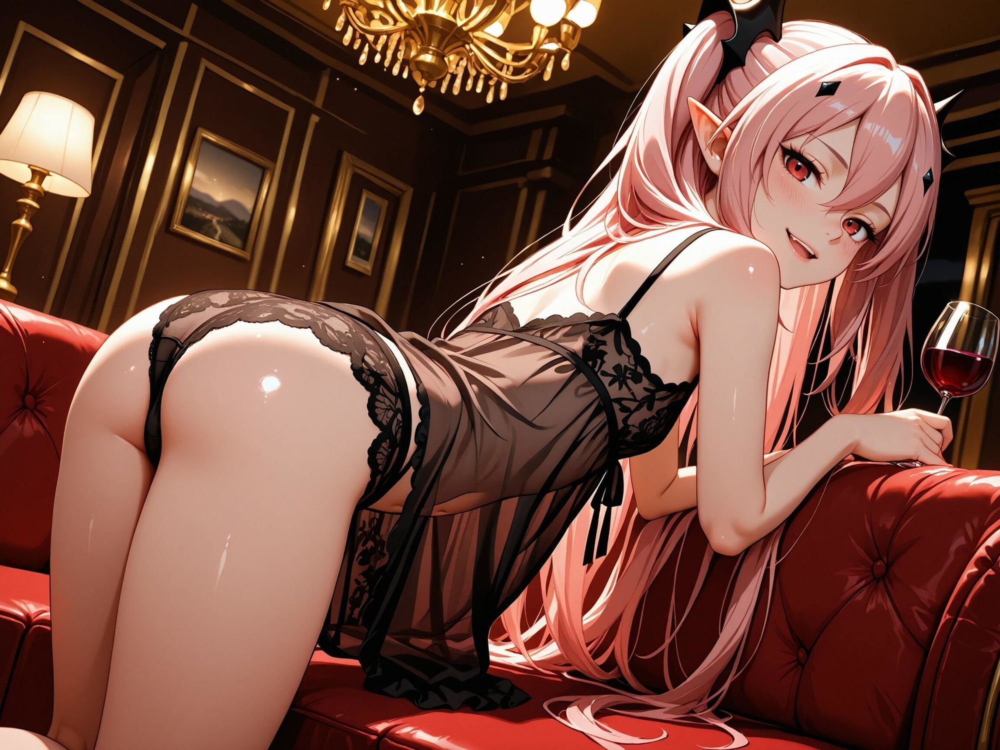 【エロ漫画】終わり〇セラフ:Re【クルル・ツェ〇シ・従者との戯れルート】5