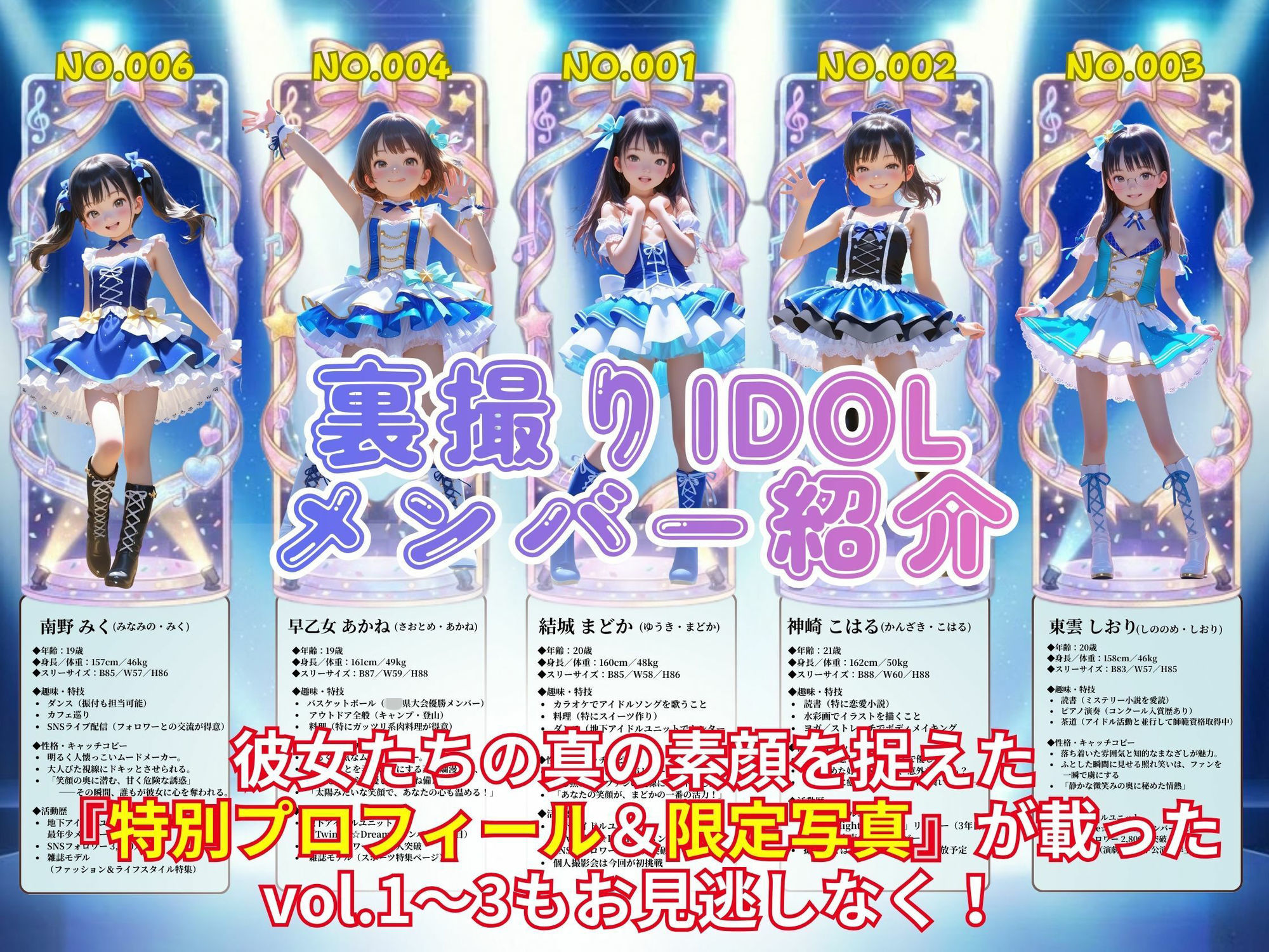 裏撮りIDOL vol.8 〜スポットライトの裏側、5人の真実〜 画像1