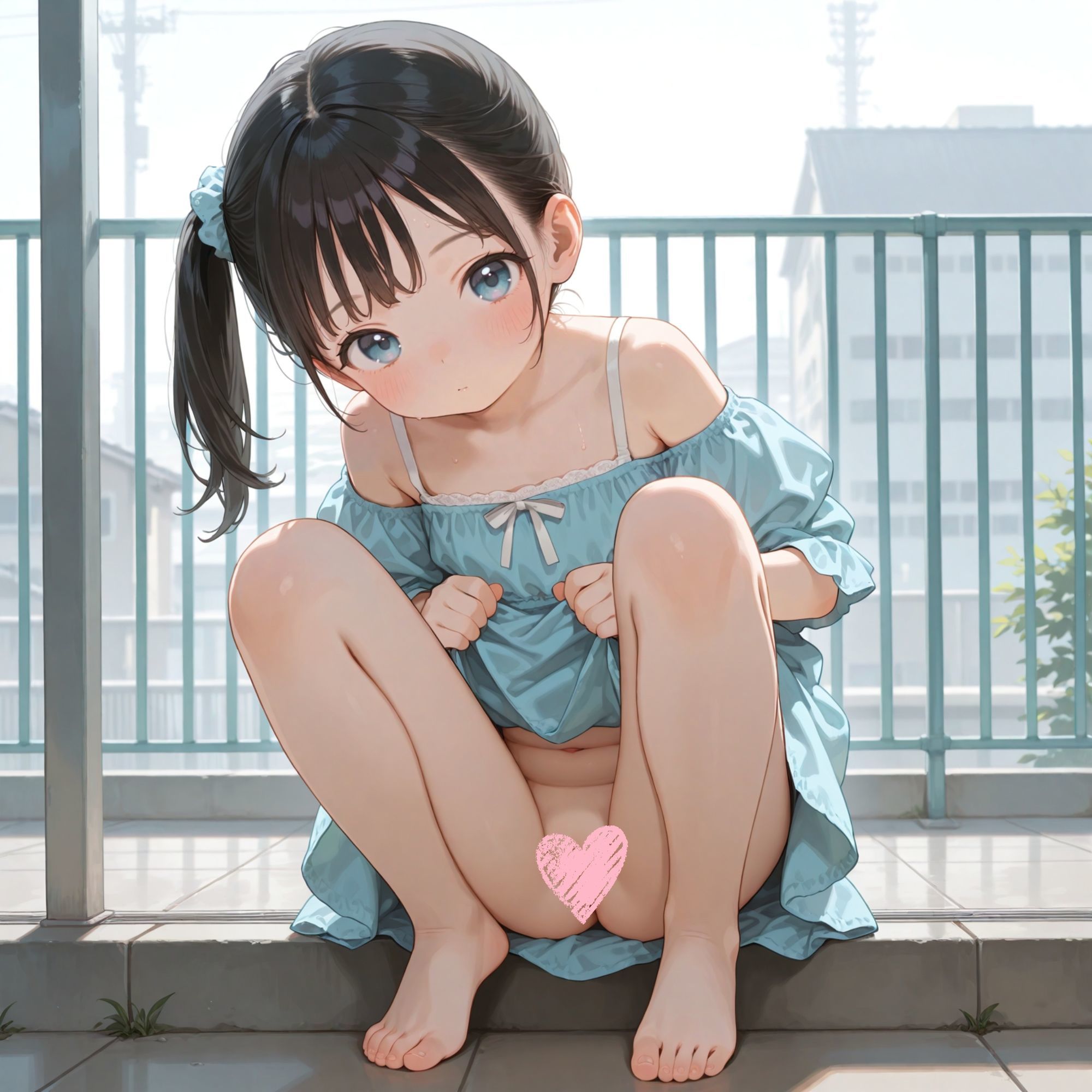 【エロ漫画】スカートめくってアソコ見せてくれない?1