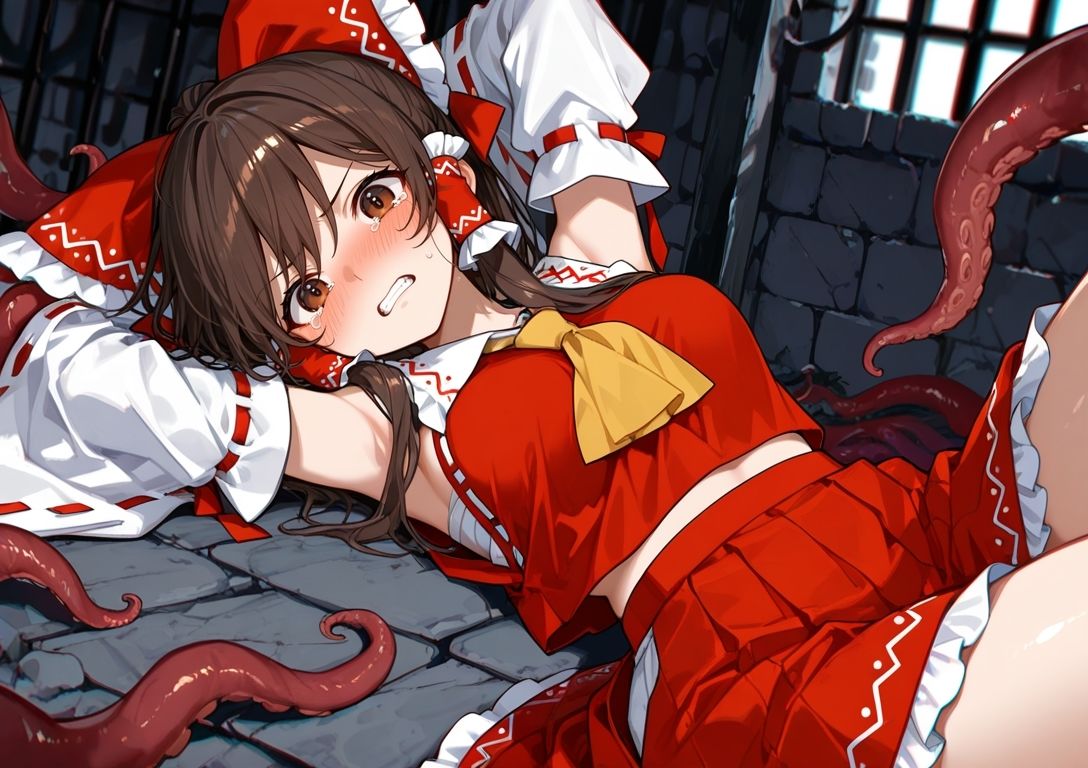 サンプル画像2:【4Kアニメ】東〇Project 触手凌●集 ヌルヌル絡みつきで全員絶頂(Ash) [d_716384]