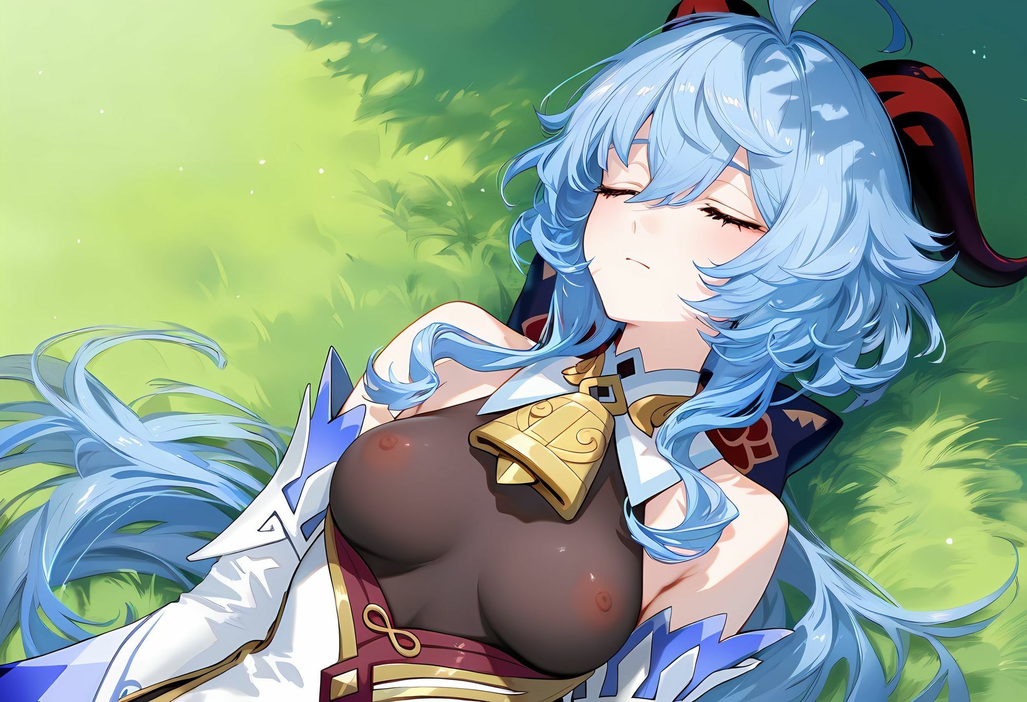 眠っている女の子を無理やり快楽に堕としちゃうCG集 -甘雨編 画像1