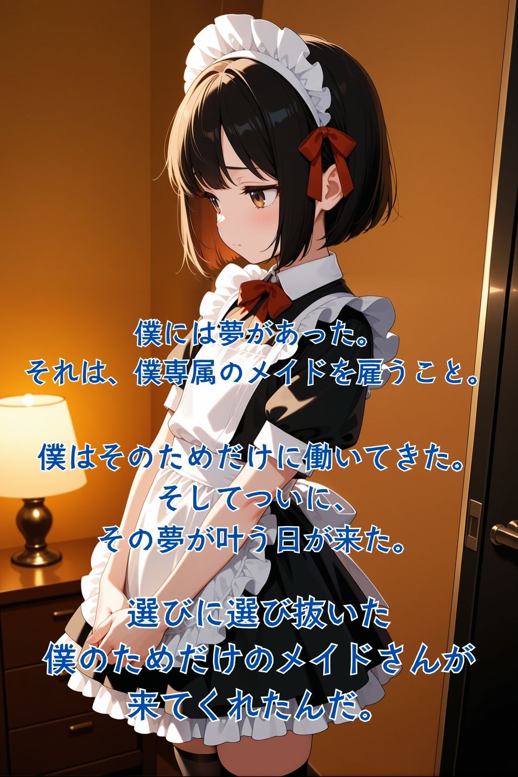 【エロ漫画】【アニメ】つるぺたメイドが来てくれたので好き放題してみた1