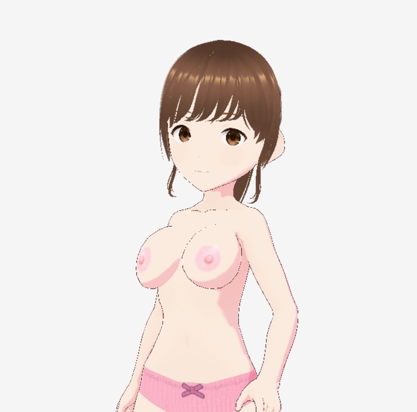 赤いドレスの巨乳のお姉さん（セリフなし  3DCGモデル  イラスト集） 画像10