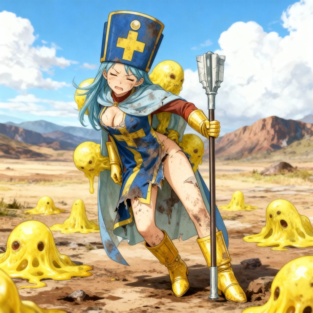 勇者一行全滅…魔物に凌●される女勇者・賢者・僧侶 〜荒野編〜 | Baked Strontium