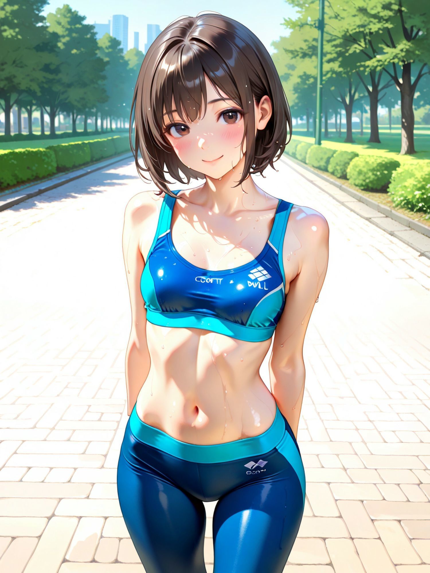 サンプル画像1:スポブラの女の子(ずんどこ) [d_716557]