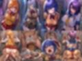 絶対服従ヒロイン -痴● レ◯プ 中出しされるヒロインのCG集- 一騎◯千編 4名