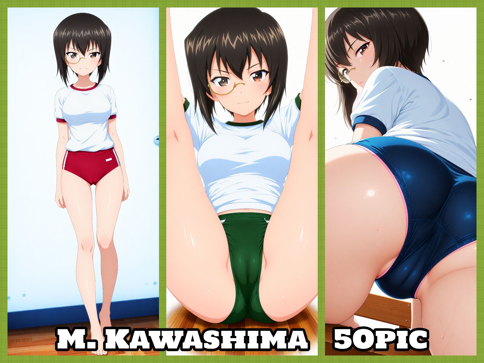 サンプル画像4:Girls und Buruma Hamipan カメさん＆カモさんチーム編(令和の池田亀太郎) [d_716647]