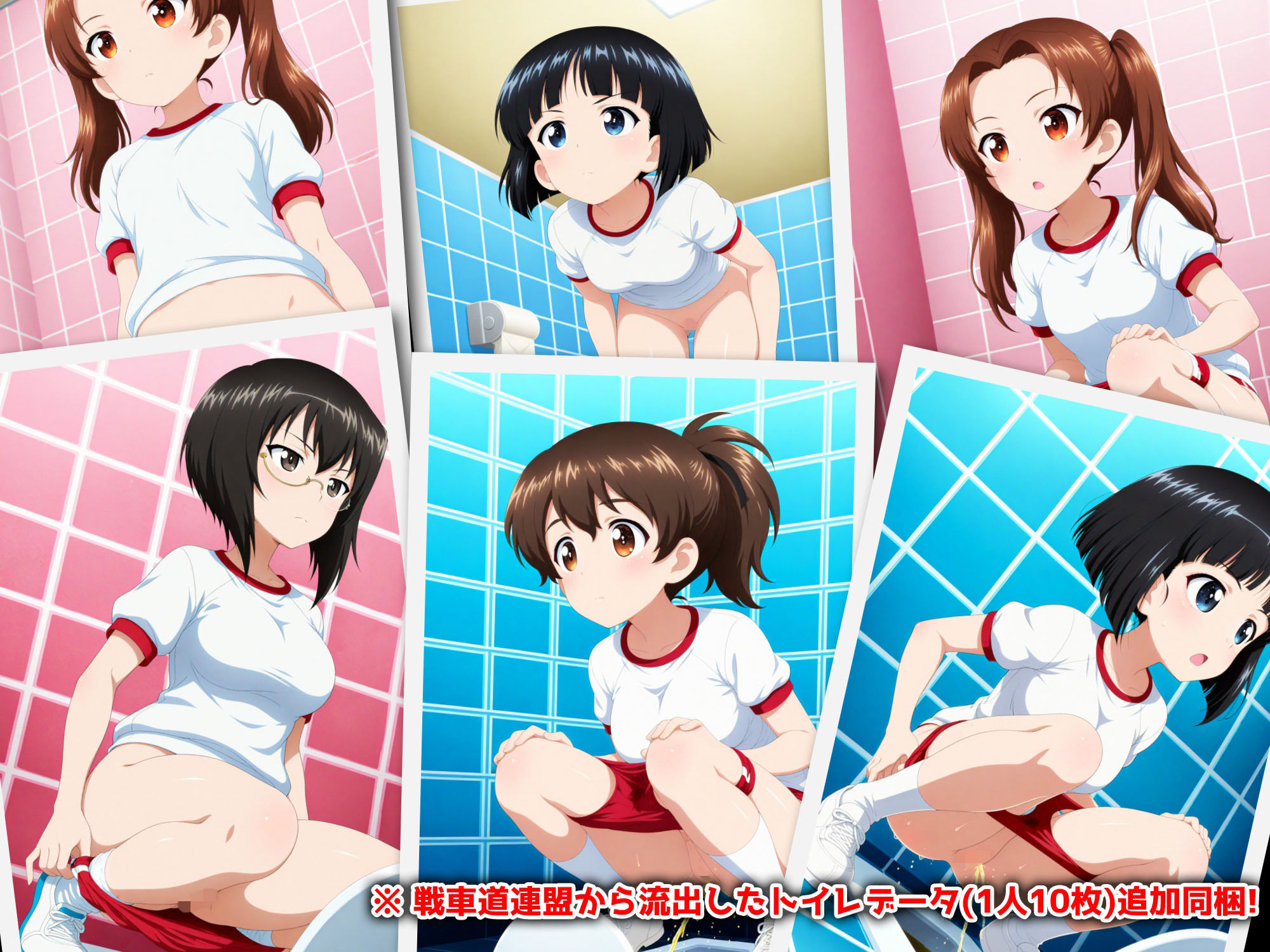 サンプル画像6:Girls und Buruma Hamipan カメさん＆カモさんチーム編(令和の池田亀太郎) [d_716647]