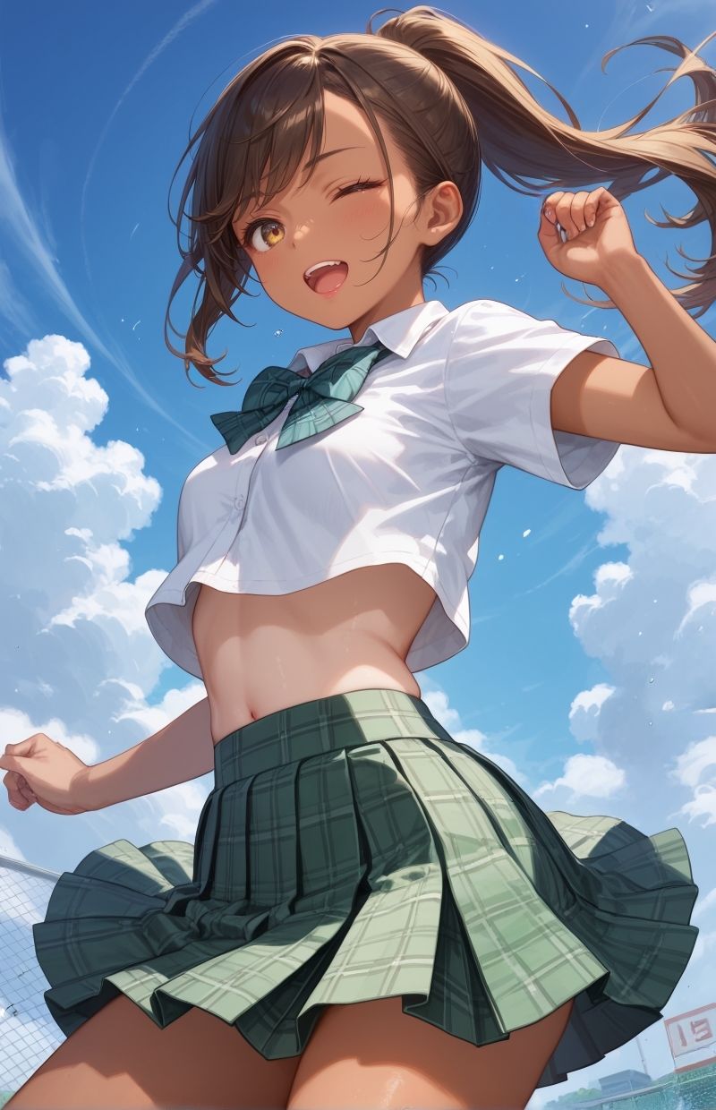 グラビア&裏画像 JKアイドル 小島なつき 画像1