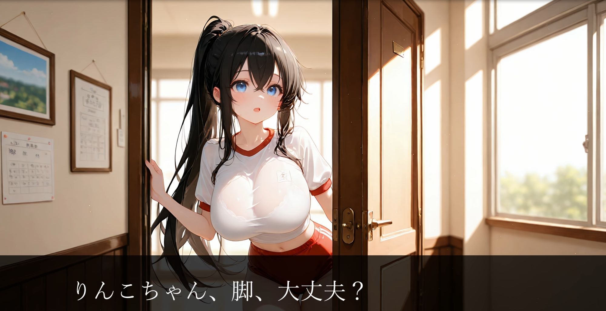 【4Kアニメすじまん動画】女子〇生のすじまん陸上競技大会 画像3