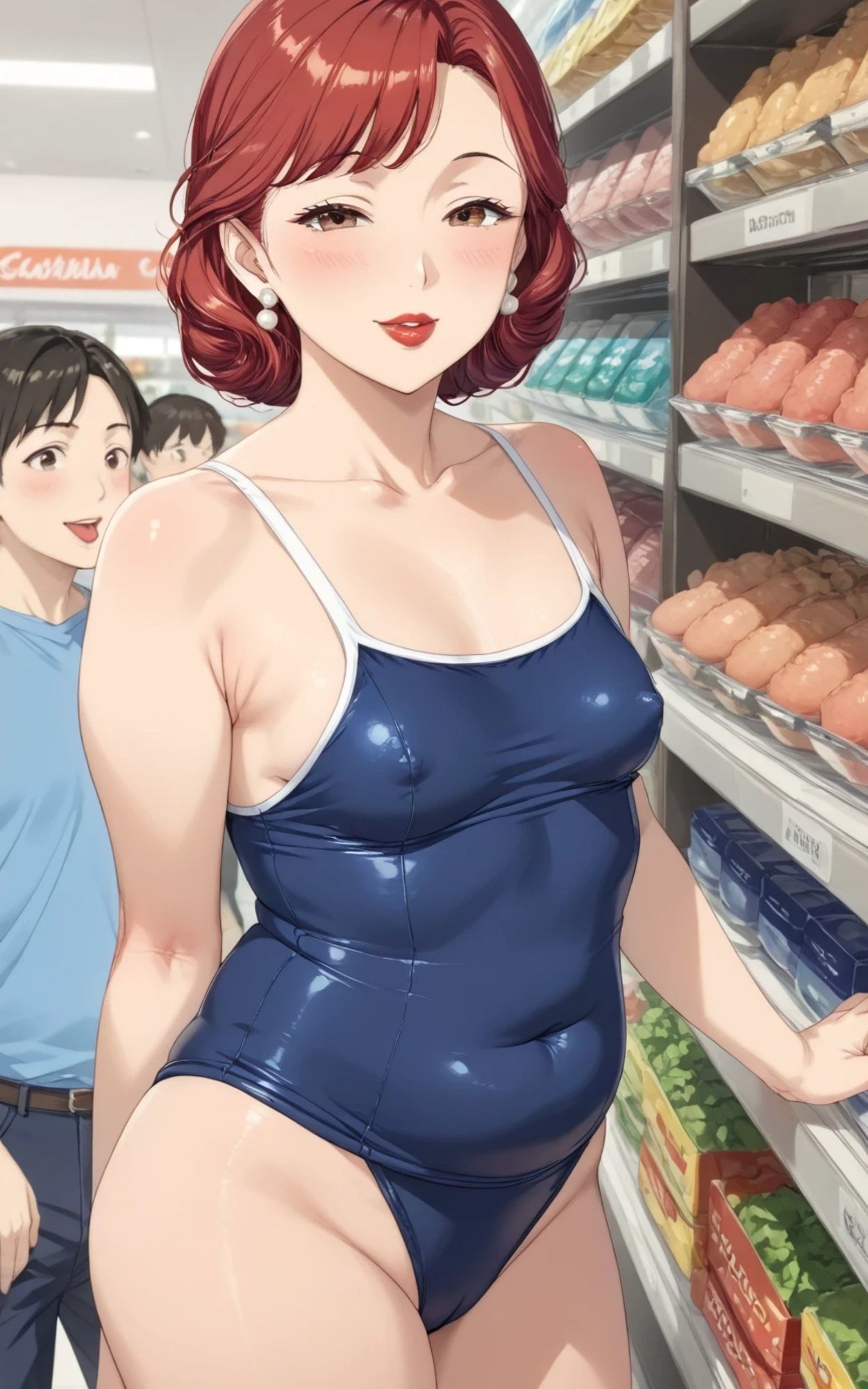 【エロ漫画】プールサイドラブ1