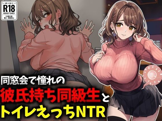 同窓会で憧れのマドンナ的同級生とトイレえっちNTR【豊乳斎射爆】