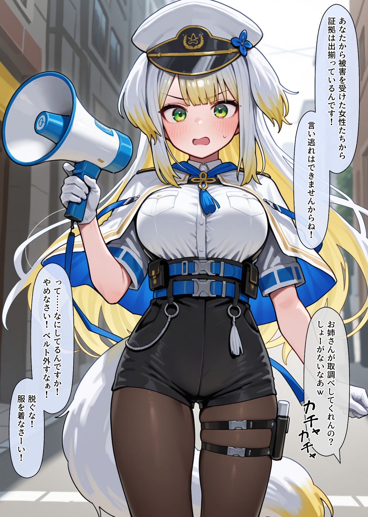 サンプル画像2:発情期の犬のおまわりさんが堕とされる(ろまんさ屋) [d_717049]