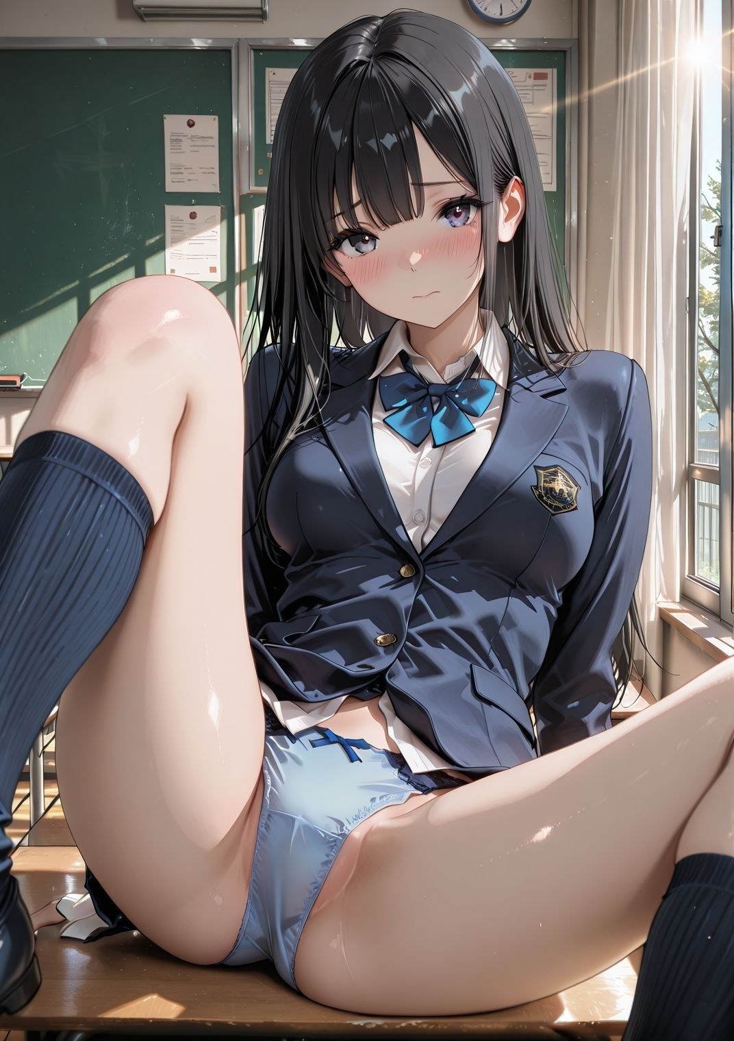 サンプル画像2:黒髪清楚なお嬢様JKと放課後、熱烈性交(JKBOX) [d_717114]