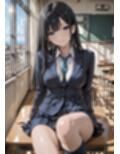 黒髪清楚なお嬢様JKと放課後、熱烈性交