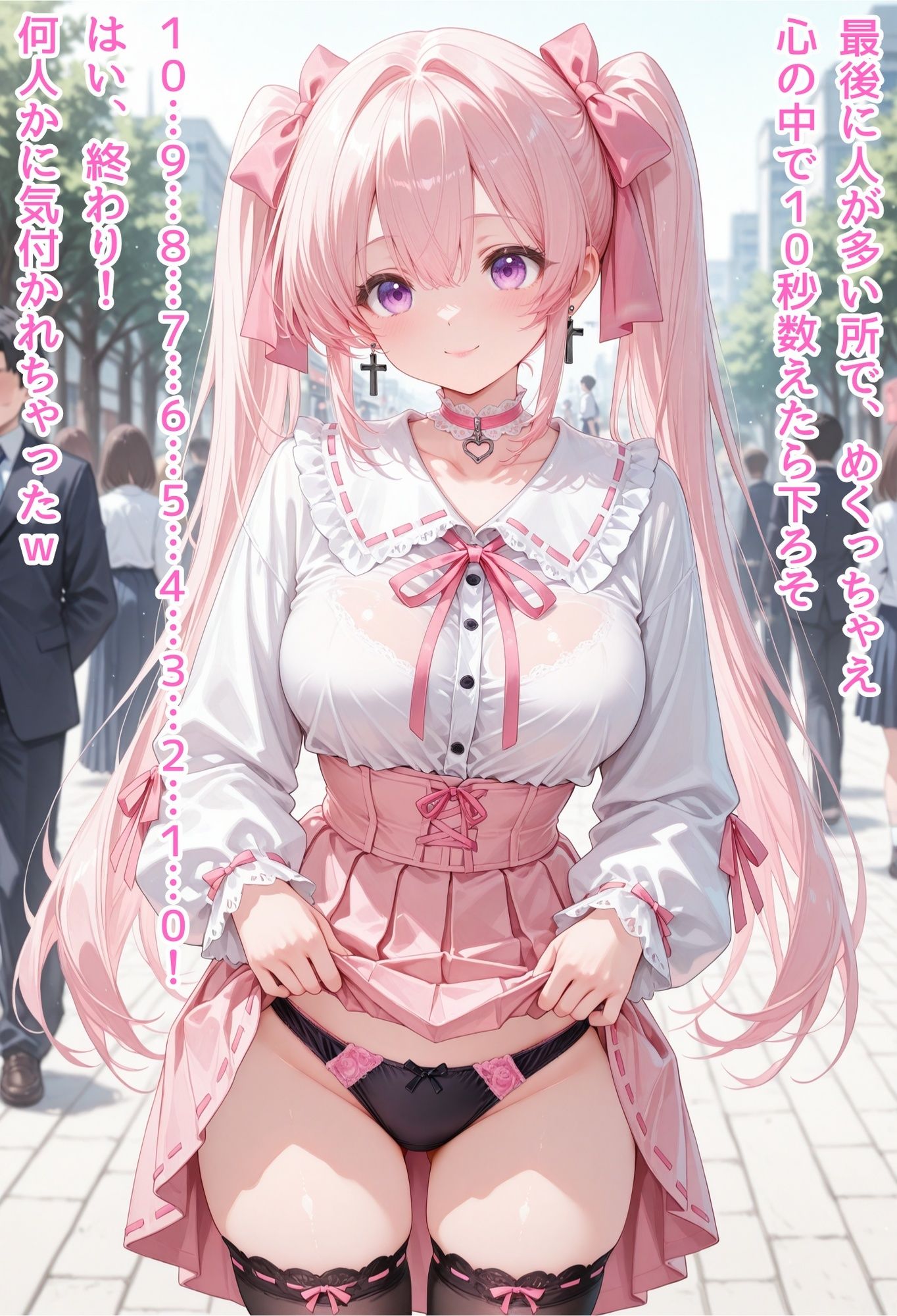 【エロ漫画】地雷系露出少女ゆあ7