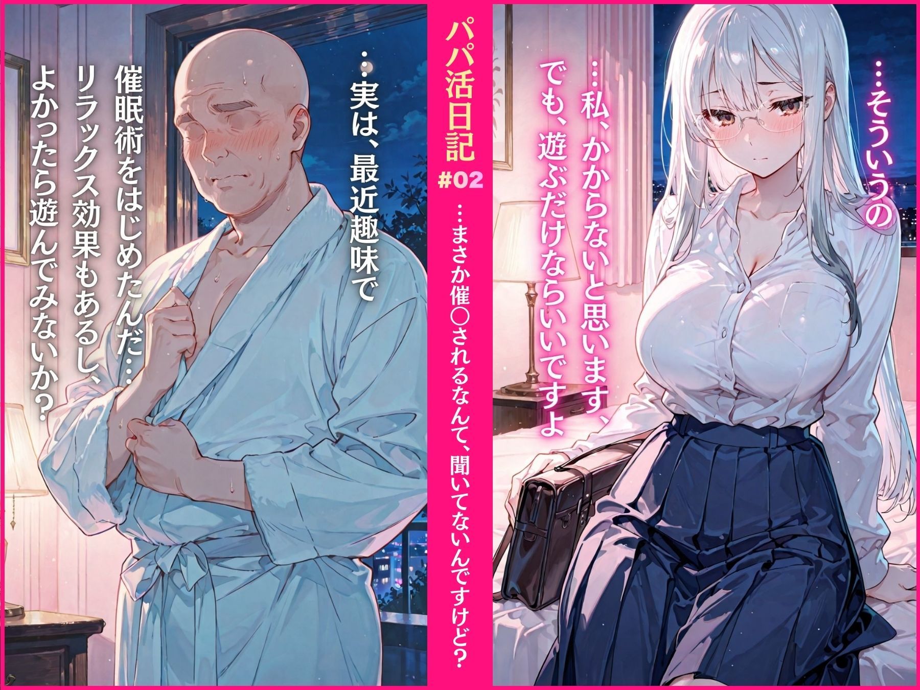 サンプル画像3:パパ活日記 ＃02 …まさか催〇されるなんて、聞いてないんですけど？(裏アカ工房) [d_717169]