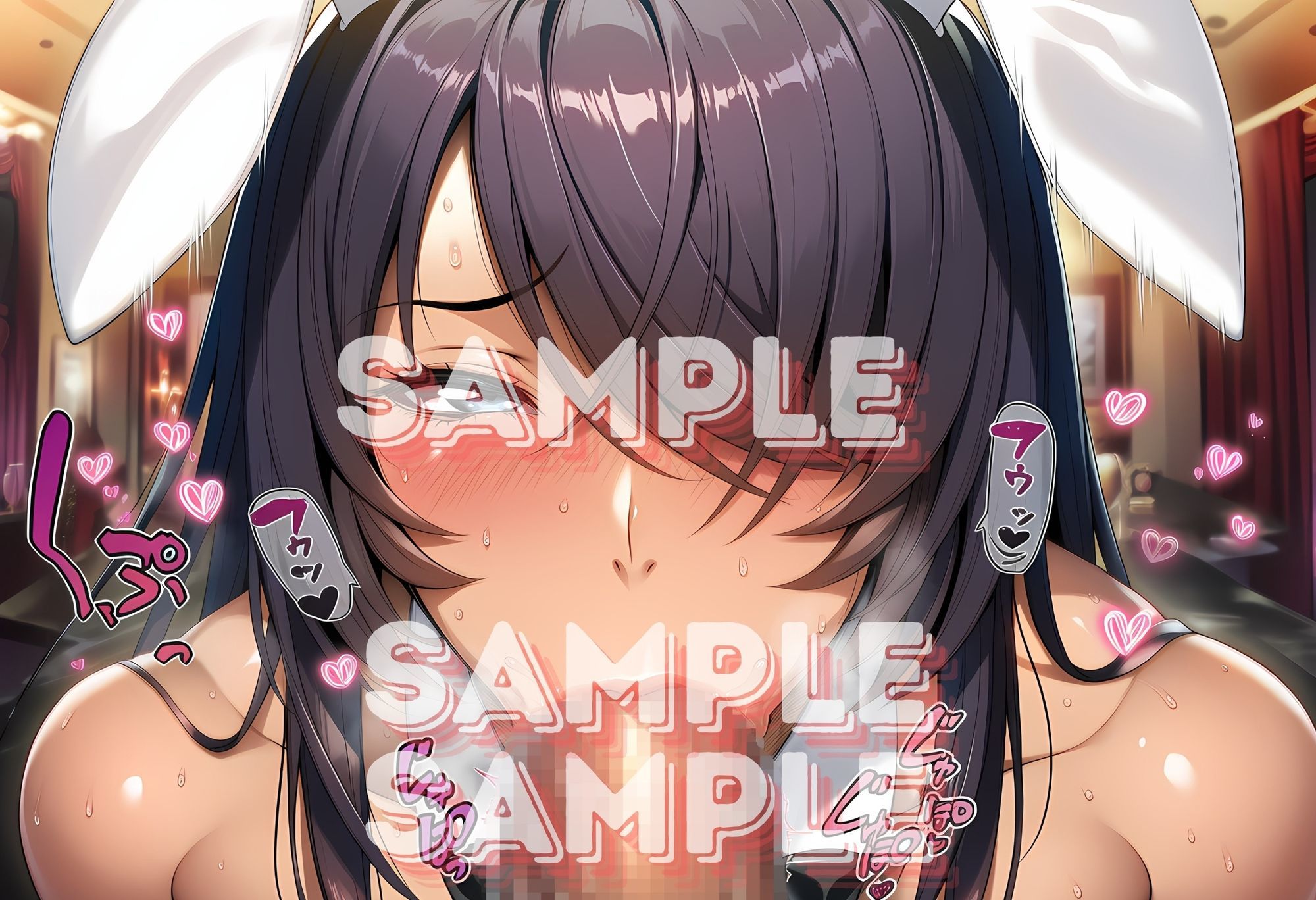 サンプル画像4:【大画像】ちょいヌキ 一騎〇千 バニーガール 関羽〇長(ちょいヌキ屋) [d_717173]