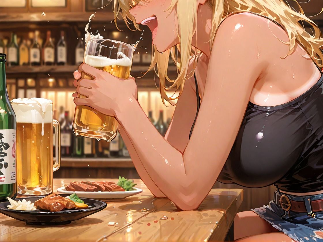 ●っ払い迷惑褐色ギャル。酔いつぶれ鬼畜制裁。 画像2