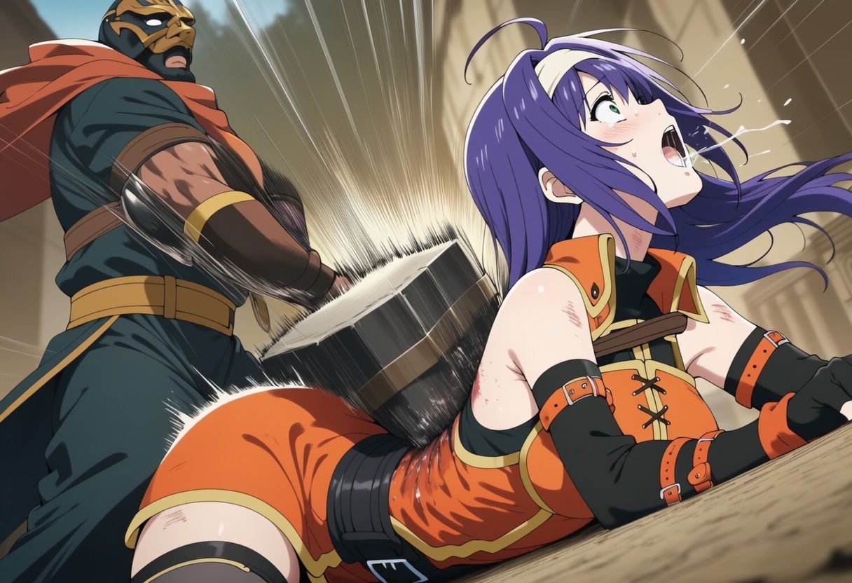 サンプル画像2:FEヒロイン リョナCG集 1(leather_heropin) [d_717211]