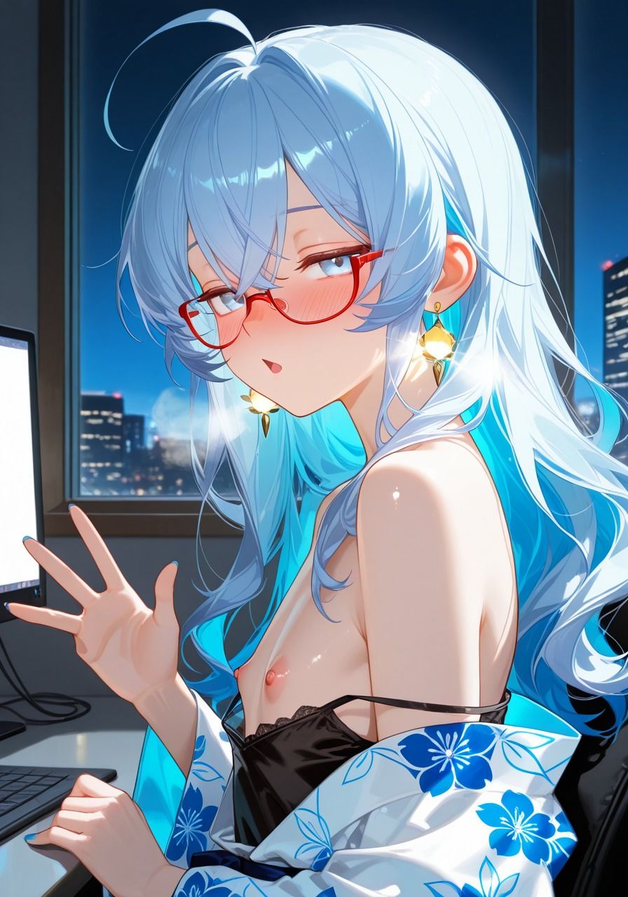 作品名:OL男の娘ちゃんとの深夜の残業ふたりえっち！ 画像3