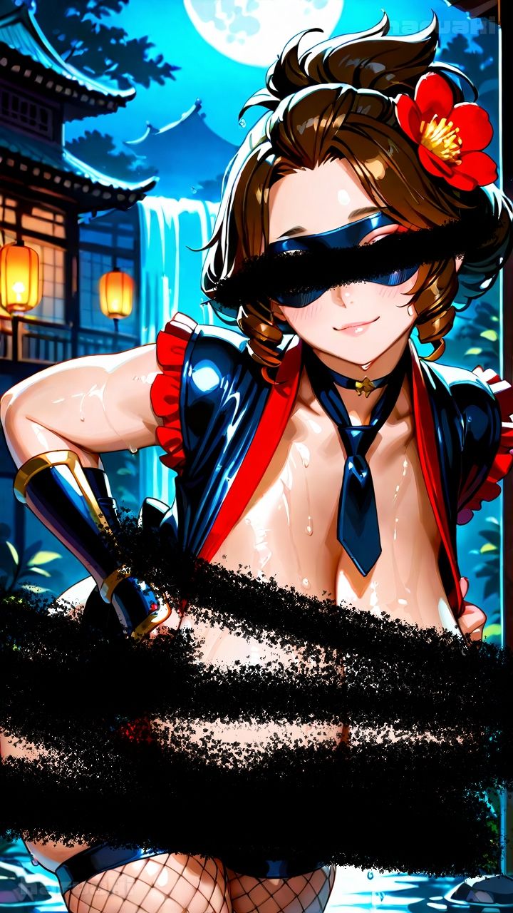 【AIアニメ巨乳美女写真集】Vol.3任務そっちのけで誘惑してくる変態仮面忍者くノ一_再掲 画像3