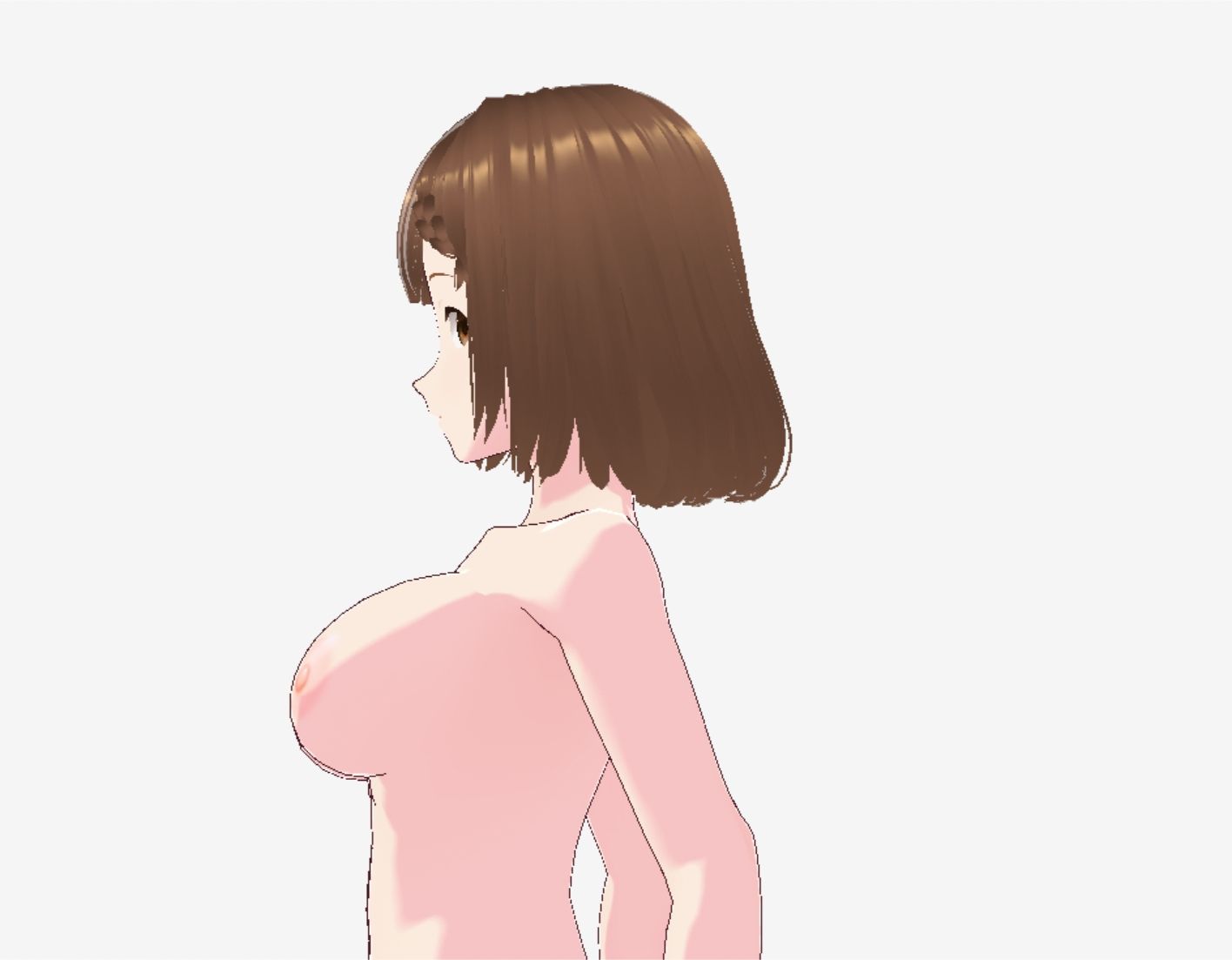 ブラック&ゴールドなドレス姿(セリフなし 3DCGモデル イラスト集) 画像7
