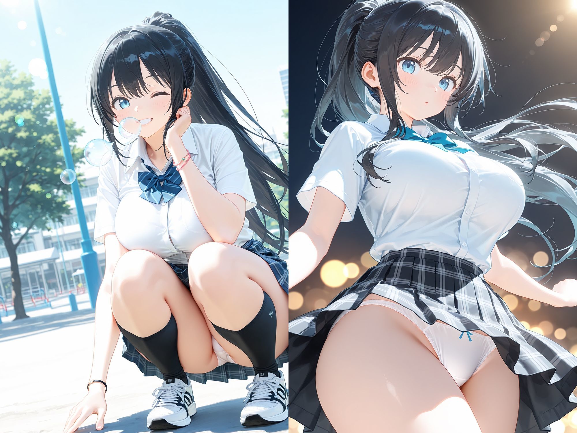 サンプル画像2:僕の空想彼女4(朝のテント) [d_717382]