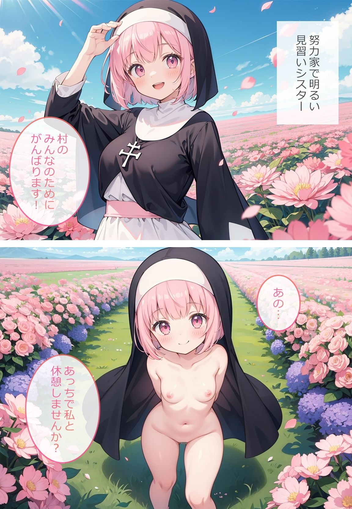 禁欲生活の裏で村の男とシてる田舎のシスターたち | Baked Strontium