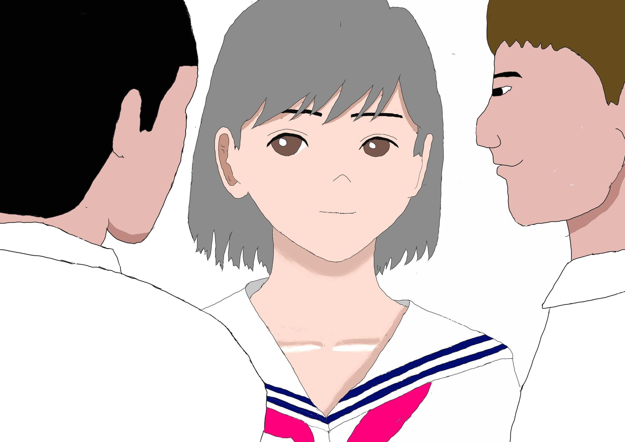 サンプル画像1:校庭の片隅で(つぶあんドーナッツ) [d_717456]