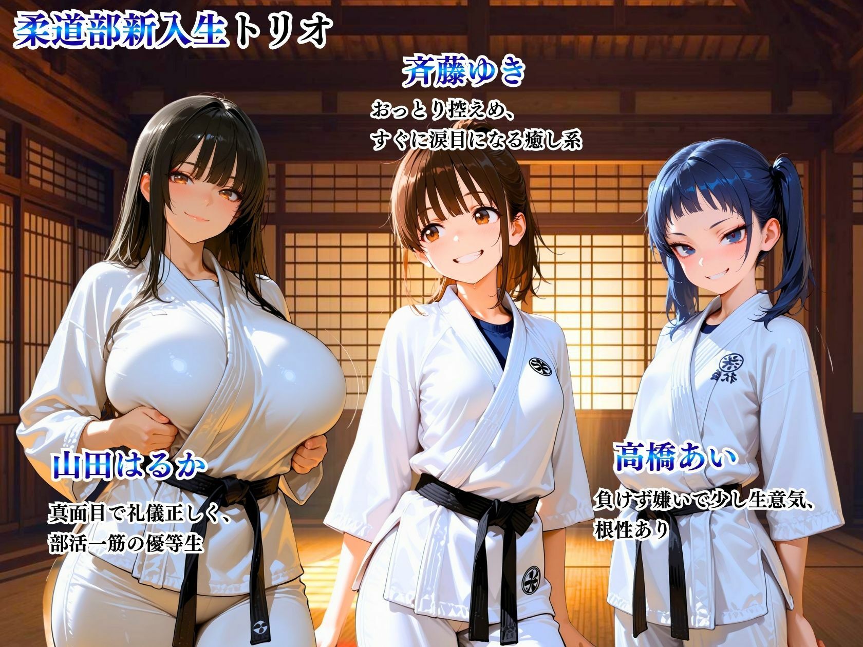 【エロ漫画】狙われた柔道部拘束新入生トリオ 補欠落ちの危機『レギュラー戻れるよう奥まで突いてください…』2