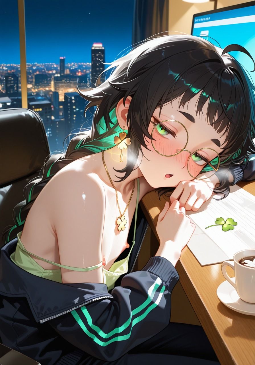 サンプル画像3:＜＜2作目＞＞OL男の娘ちゃんとの深夜の残業ふたりえっち！＃2(男の娘ちゃんたちっ！！！！) [d_717531]